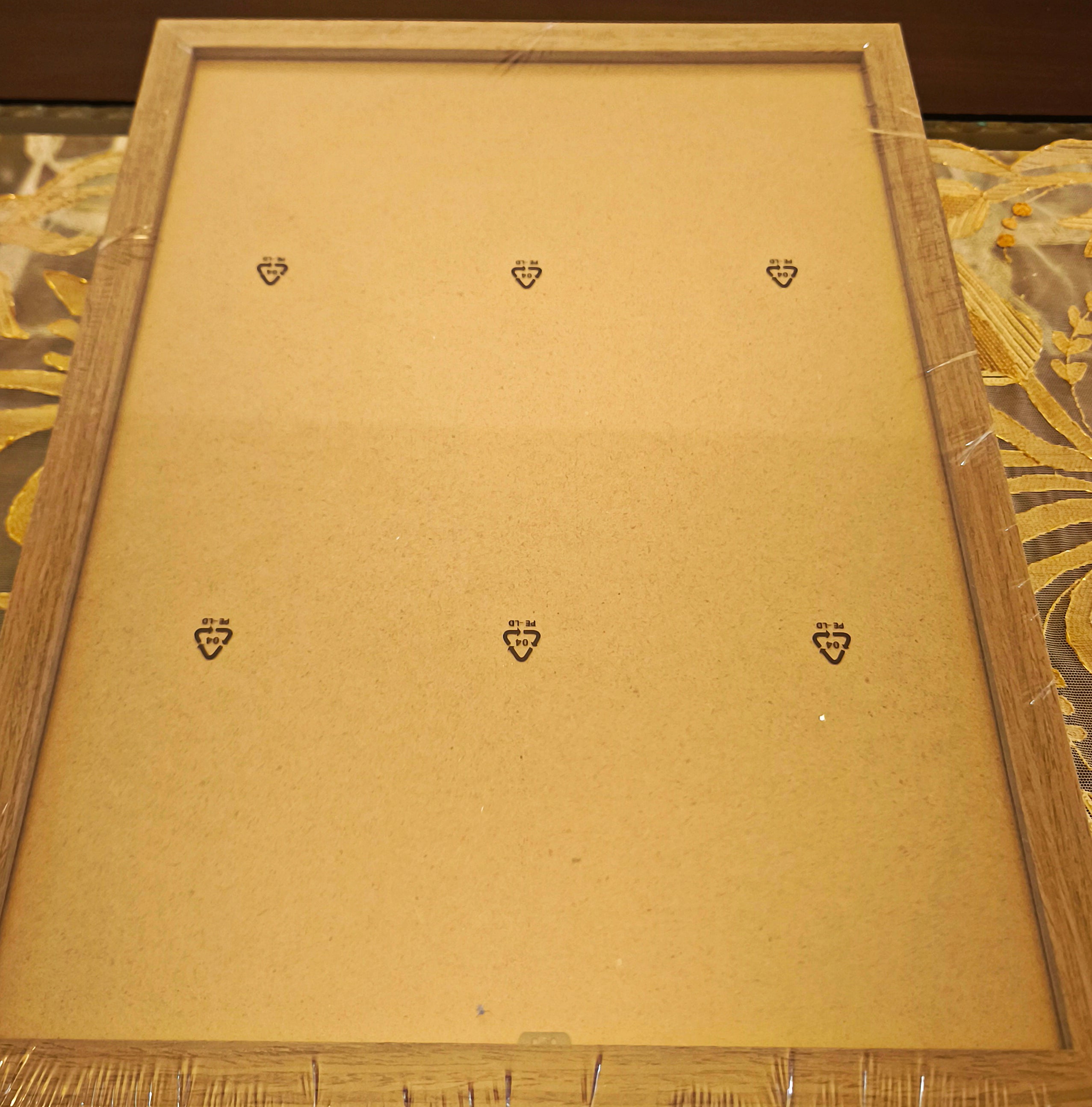 wooden frame