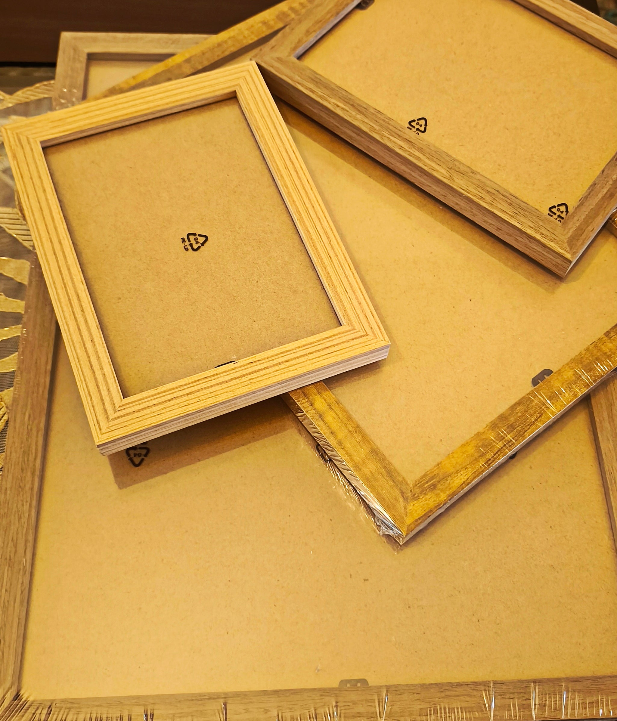 wooden frame