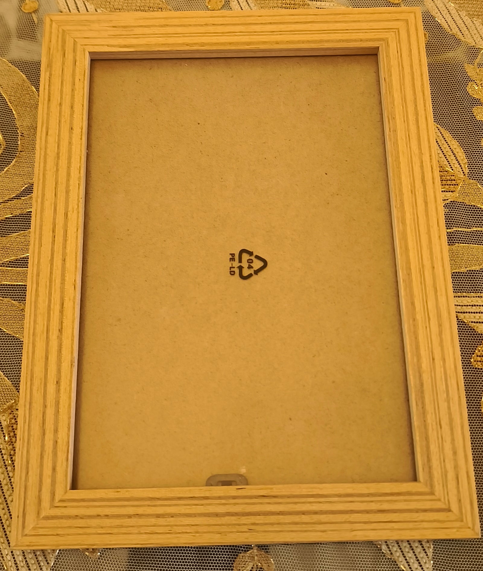 wooden frame